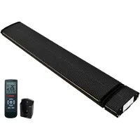 Quality Heating Calentador de terraza infrarrojo, color , con potencia ajustable de 1800 a 2400 vatios - 1800 vatios