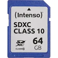 Intenso Tarjeta De Memoria Sdxc 64gb Class 10