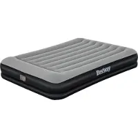 Bestway Colchón hinchable TriTech Vento con bomba eléctrica integrada, tamaño Double XL/Lo, 203 x 152 x 36 cm