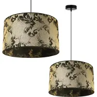 Light11 HOME Lámpara colgante, lámpara de techo, pantalla de lámpara, diseño dorado