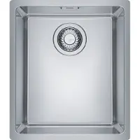 Franke Maris: Fregadero de acero inoxidable encastrado, modelo MRX 210-34, con mando giratorio cromado, a partir de 40 cm. Código: 127.0541.494.