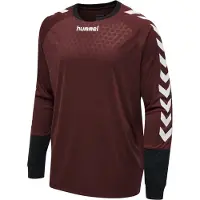 Hummel Camiseta de fútbol 'Essential' rojo cereza / negro / blanco