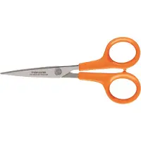 Fiskars Tijeras de corte manual, modelo clásico, 13 cm, 1 unidad.