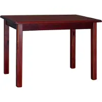 Koma Tools Mesa de comedor, pino macizo, 100 × 60 cm, tono calvados
