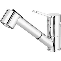 Deante Grifo de cocina Narcyz con caño extensible, cromado