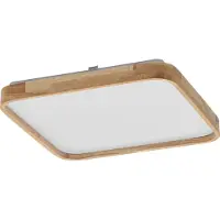 Osram Lámpara LED de techo ORBIS ALICIA de , 29 x 29 cm, madera, ClickDim