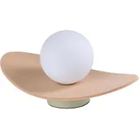 Osram Lámpara de mesa Decor Pearl, modelo G9, color beige. Lámpara de mesa fabricada con fieltro, vidrio y metal, ideal como lámpara de noche