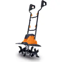 Scheppach Motocultivador eléctrico IXES IX-EH38 | Ancho de trabajo de 360 mm | Potencia de 1050 W | Profundidad de trabajo de 220 mm
