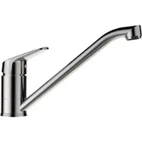 Schock Grifo monomando para lavabo Evinas, acero inoxidable, modelo 577000EDM
