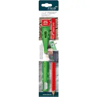 PICA 505/01 Pocket Bundle Zimmermannsbleistift 505/01 Bleistiftköcher-Set mit integriertem Spitzer rot, 1 Set