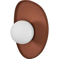 Osram Lámpara de pared Decor Clay Nest, 1xG9, no regulable, IP20, color arcilla, marrón