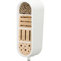 Markenlos Hotel para insectos protector, resistente a la intemperie, para jardín y suelo, con fijación estable. (Código: 11370-20)