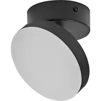 Osram Decor Spot Moon, lámpara negra, 1 cabezal ajustable, 5.5 W, 280 lm, 3000 K, carcasa de metal, diseño funcional y minimalista, montaje sencillo, LED no reemplazable