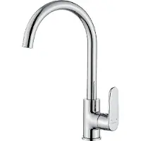 Kuchinox Grifo de cocina de pie, color plateado, marca Dima