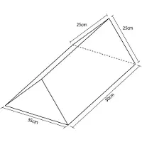 Softee Figura Acolchada Mini Triangle 50x25x25cm