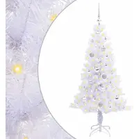 Syfax Árbol de Navidad artificial con 150 LED 150 cm PVC y Acero