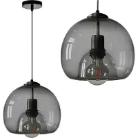 Toolight Lámpara Colgante De Techo App1027-1Cp Black22X25X22Cm
