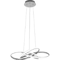 Toolight Lámpara Colgante De Techo App816-Cp Node Led Chrome13X60X70Cm