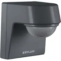 ESYLUX Detector de movimiento DEFENSOR MD, ángulo de detección de 200°, tecnología IR, 1 canal, grado de protección IP55