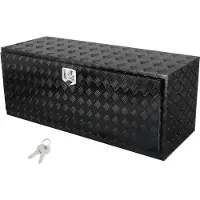 OEM Caja de herramientas de aluminio para el chasis de camiones, VEVOR, 45,7 x 30,5 x 35,6 cm. Ideal para almacenamiento de herramientas en camiones, remolques y vehículos recreativos. (60x24x24 pulgadas)