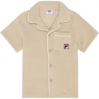 FILA Calci Relaxed Towelling Resort Shirt White Pepper Talla: 86/92 | Camisas Outlet | Unisex | Blanco