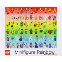 LEGO Puzle de 1000 Piezas: Arcoíris de Minifiguras