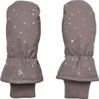 Wheat - Girl's Stürmisch - Guantes size XXL - 10-12 Years, gris/marrón