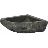 Syfax Lavabo Gris (30-37) x (30-37) x 12 cm Piedra del Río