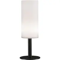 Paulmann - Lámpara exterior portátil de mesa, modelo Pipe, IP44, 3000K, 90 lúmenes, 5V, recargable mediante USB, con regulador de intensidad