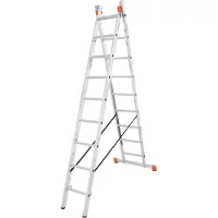 Krause MONTO: Escalera multiusos para brotes, modelo Dubilo, con 9 peldaños