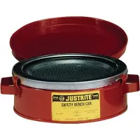 Justrite Recipiente de agua , 1,0 litros, acero inoxidable, diámetro 124 mm, altura 140 mm - 33534
