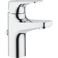 GROHE Grifo para lavabo, Start Flow, tamaño S, cromo, cartucho cerámico de 28 mm