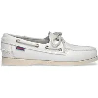 Sebago para mujer. 7000530 Mocasines de piel Portland blanco (37), Plano, Cordones, Casual, outlet 2026.