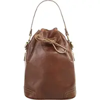 Piké Bolso de hombro marrón