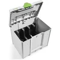 Festool Maletín SYS-STF-D225 Systainer System 396 x 296 x 337 mm (576786) + inserto para abrasivos de 225 mm