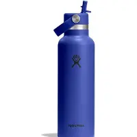 Hydroflask - Standard Flex Straw Cap - Botella térmica size 621 ml, azul