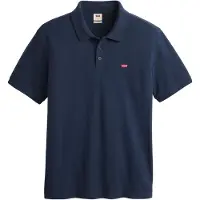 Levi's Camiseta azul oscuro / rojo fuego / blanco