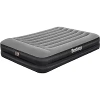Bestway Colchón hinchable TriTech Aerolux con bomba eléctrica integrada, tamaño Double XL/Mediano, 203 x 152 x 46 cm