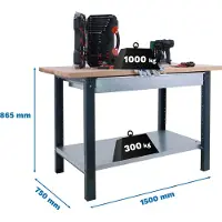 Simonwork (bancos De Trabajo) Banco De Trabajo Bt6 Pro Box 865x1500x750 Mm