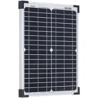 Offgridtec Panel solar monómero de 20W, 12V
