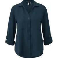 QS Blusa azul cian