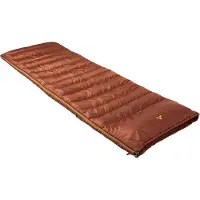 Vaude - Alpsee 400 DWN - Saco de dormir de plumas size 220 x 75 x 75 cm, marrón