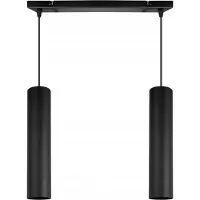 Light11 HOME Lámpara colgante moderna, color negro, con tecnología LED