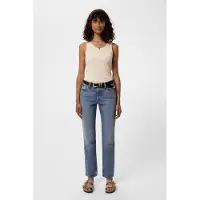 Nudie jeans Shady Sadie Indigo Mid Blue Talla: W31L28 | Vaqueros Rectos Outlet | Mujer | Azul