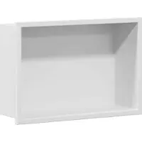 Syfax Nichos de Ducha 30 x 20 x 9,5 cm Acero inoxidable