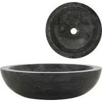 Syfax Lavabo 40x12 cm mármol negro