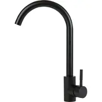 ZMH Grifo de cocina . Grifo de acero inoxidable de alta presión para cocina, con boquilla giratoria de 300°. Mezclador para fregadero de cocina. Monomando. Mezclador para baño o inodoro