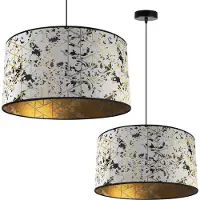 Light11 HOME Lámpara colgante, lámpara de techo, pantalla de lámpara, diseño dorado