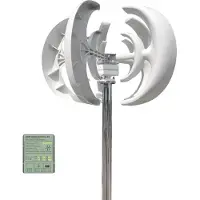 OEM Generador para turbina eólica, eje vertical, compatibilidad híbrida con energía solar, con control MPPT, 3000W, 12V