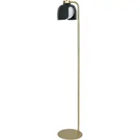 Osram Lámpara de pie Decor Corolle, metal y cristal, casquillo E27, 270 mm, cable textil, estilo retro